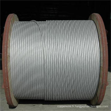 Câble de communication ACs fil de brin en acier revêtu d&#39;aluminium pour la ligne de transmission de longue portée
